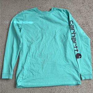 Carhartt Women’s Loose Fit Long Sleeve - Seafoam/Mint Green